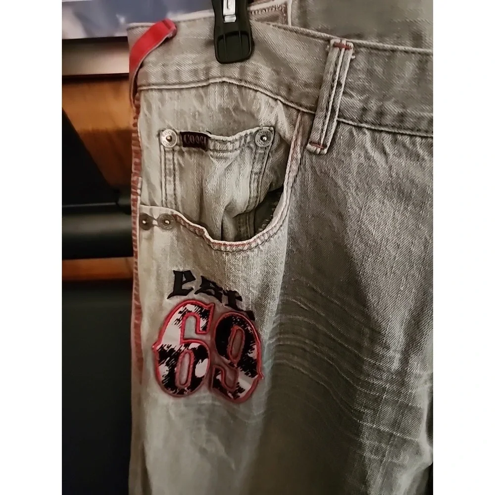 Vintage Men's Coogi Est. 1969 Authentic Australian Motorcycle Club Jeans 38 34